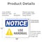 Signmission Safety Culture Sign, 18 in Width, Plastic, Rectangle OS-2PACK-NS-P-1218-L-16785 - alternate 2